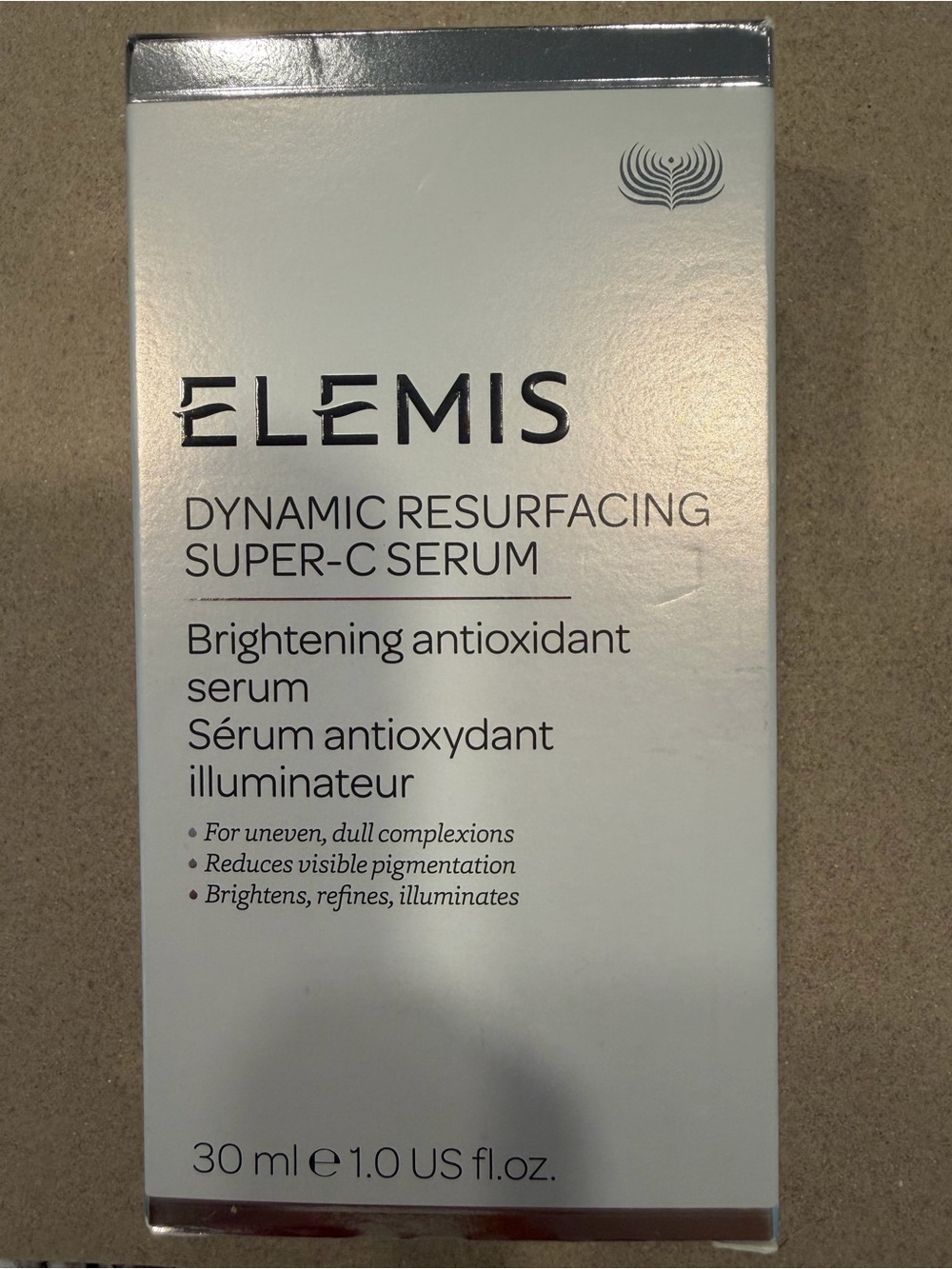 ELEMIS Dynamic Resurfacing Super-C Serum - White & Silver Packaging